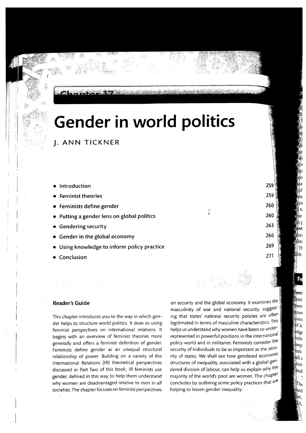 gender politics essay