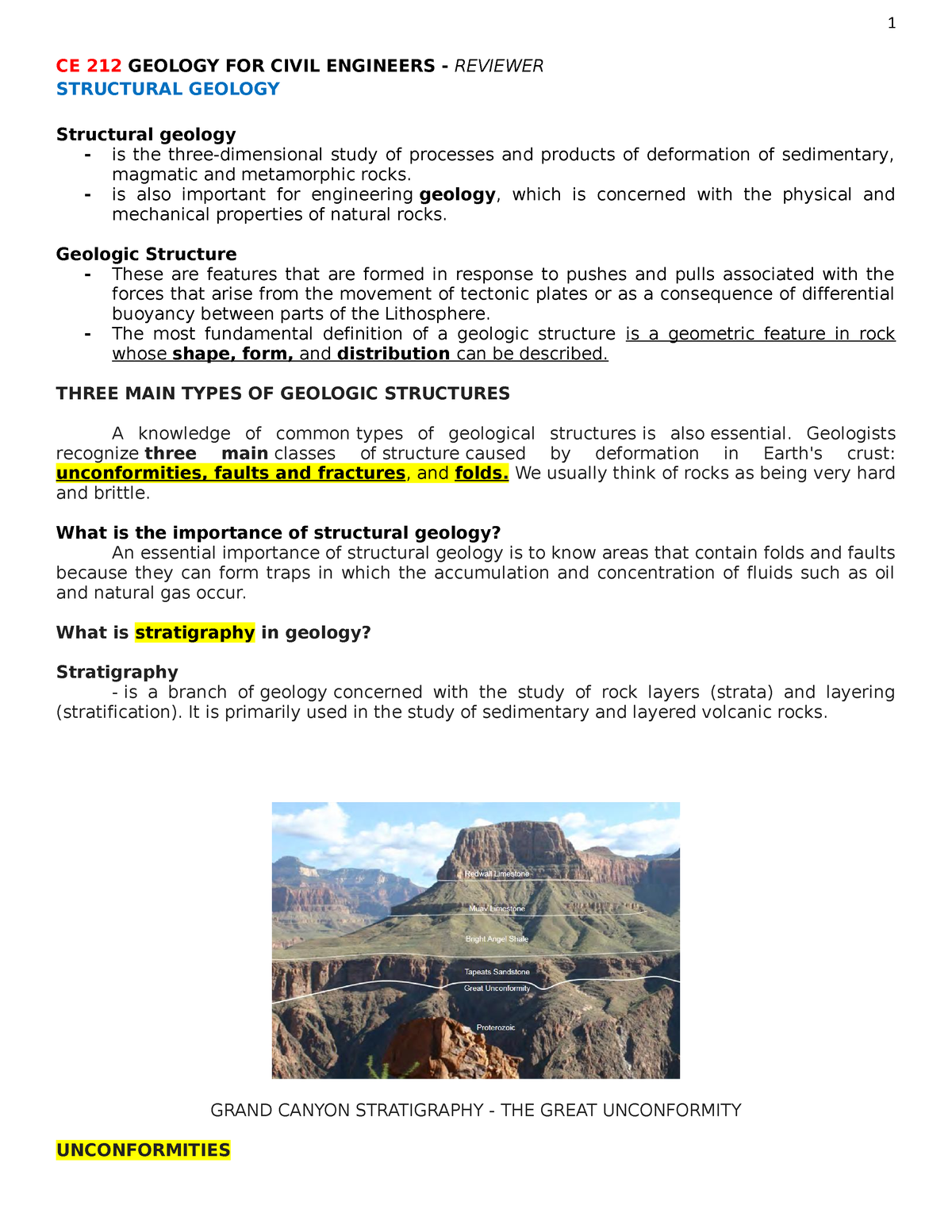 11 Structural Geology CE 212 GEOLOGY FOR CIVIL ENGINEERS REVIEWER   Thumb 1200 1553 