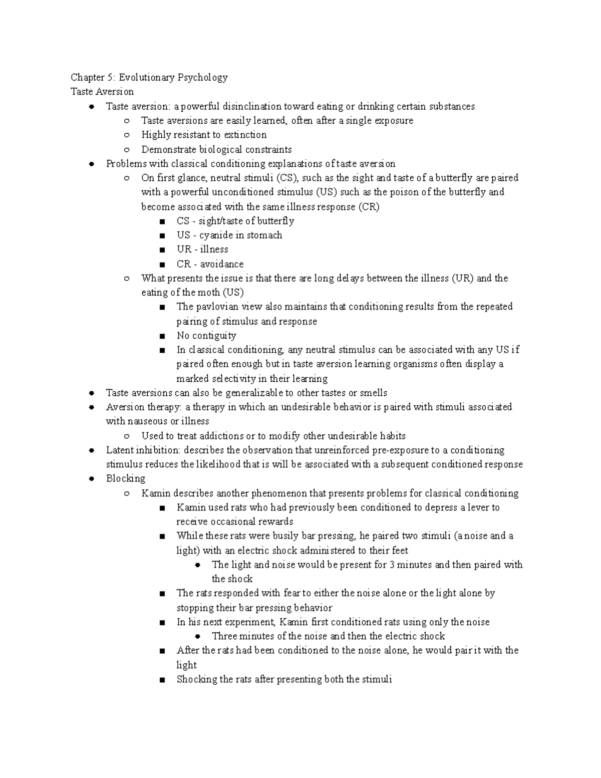 2GG3 Chapter Notes For Chapter 5,6,7, And 9 - Chapter 5: Evolutionary ...