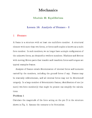 Module 4 Properties of Curves and Areas 2 - Mechanics Module IV ...
