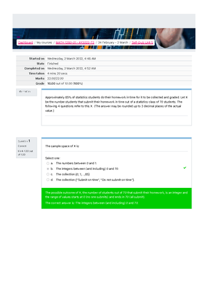 SOC1502 Self-Quiz Unit 4- Attempt Review - Question 1 Correct Mark 1 ...