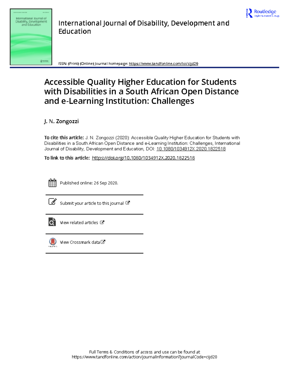 Accessible quality higher edu published 27 Sep2020 - Copy - Full Terms ...