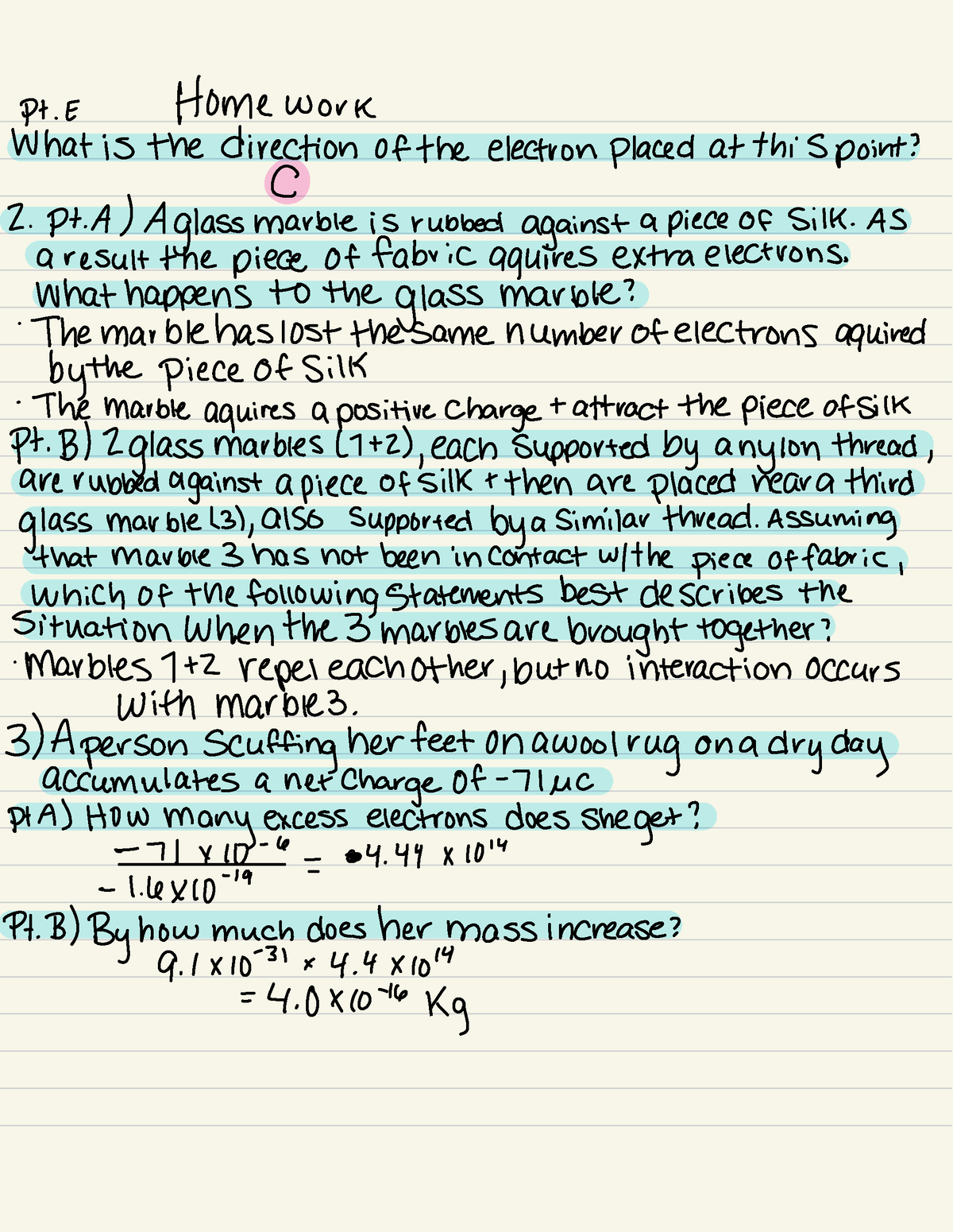 General Physics II Homework Set 1 - PHYS 2120 - Studocu