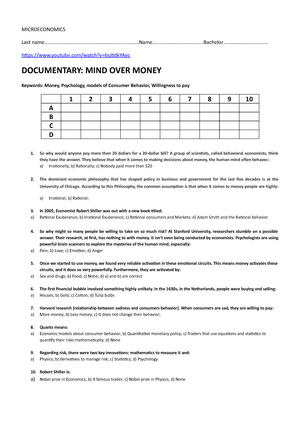 1 Mind Over Money Upsa Microeconomia Studocu