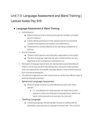 Lecture Notes Unit 1 - Unit 1.2 Basic Concepts | Psy616 - Lecture Notes ...