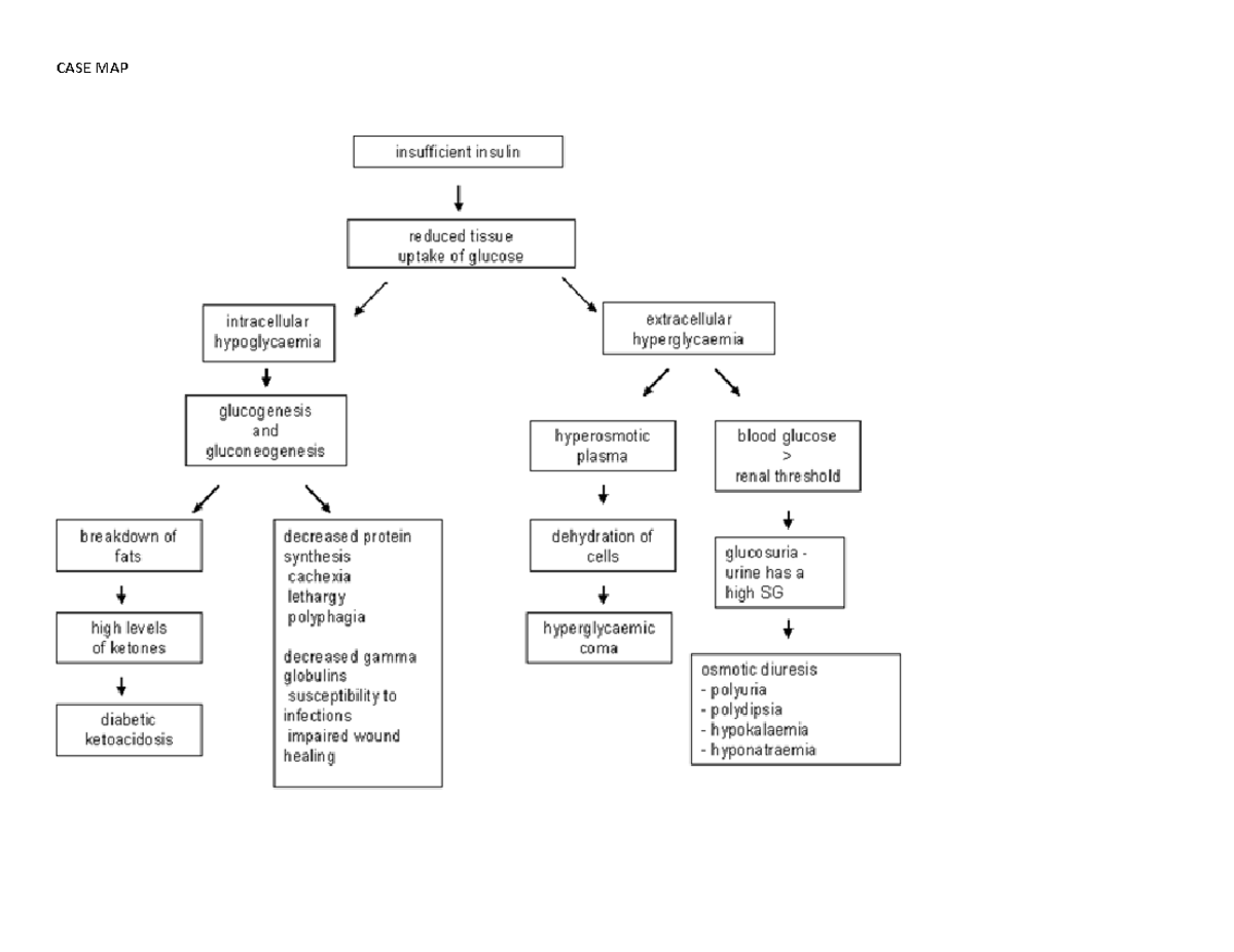 CASE-MAP - BSN LECTURE NOTES - Nursing - CASE MAP - Studocu