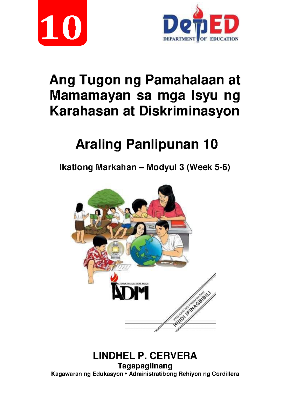 AP10 Q3 W5-6-Ang Tugon ng Pamahalaan sa Isyu ng Diskriminasyon - Ang ...