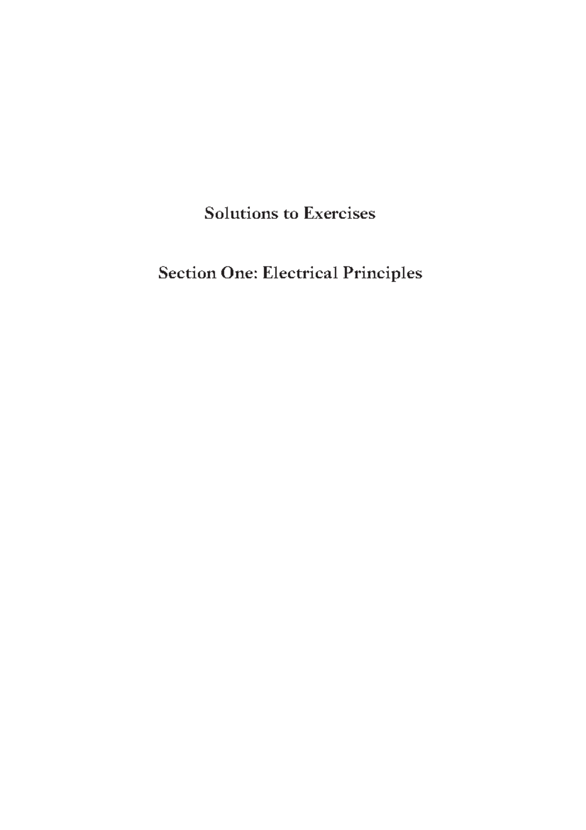 Solution Manual of hugheselectricalandelectronictechnology10th