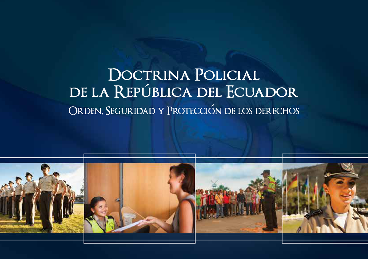 Doctrina Policial De La República Del Ecuador - ÍNDICE Presentación ...