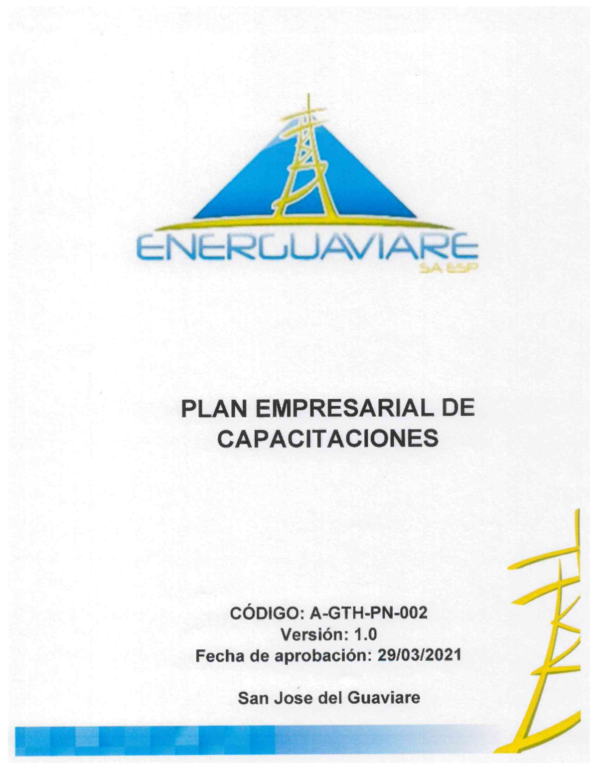 PLAN Empresarial DE Capacitaciones de una empresa - calidad - Studocu