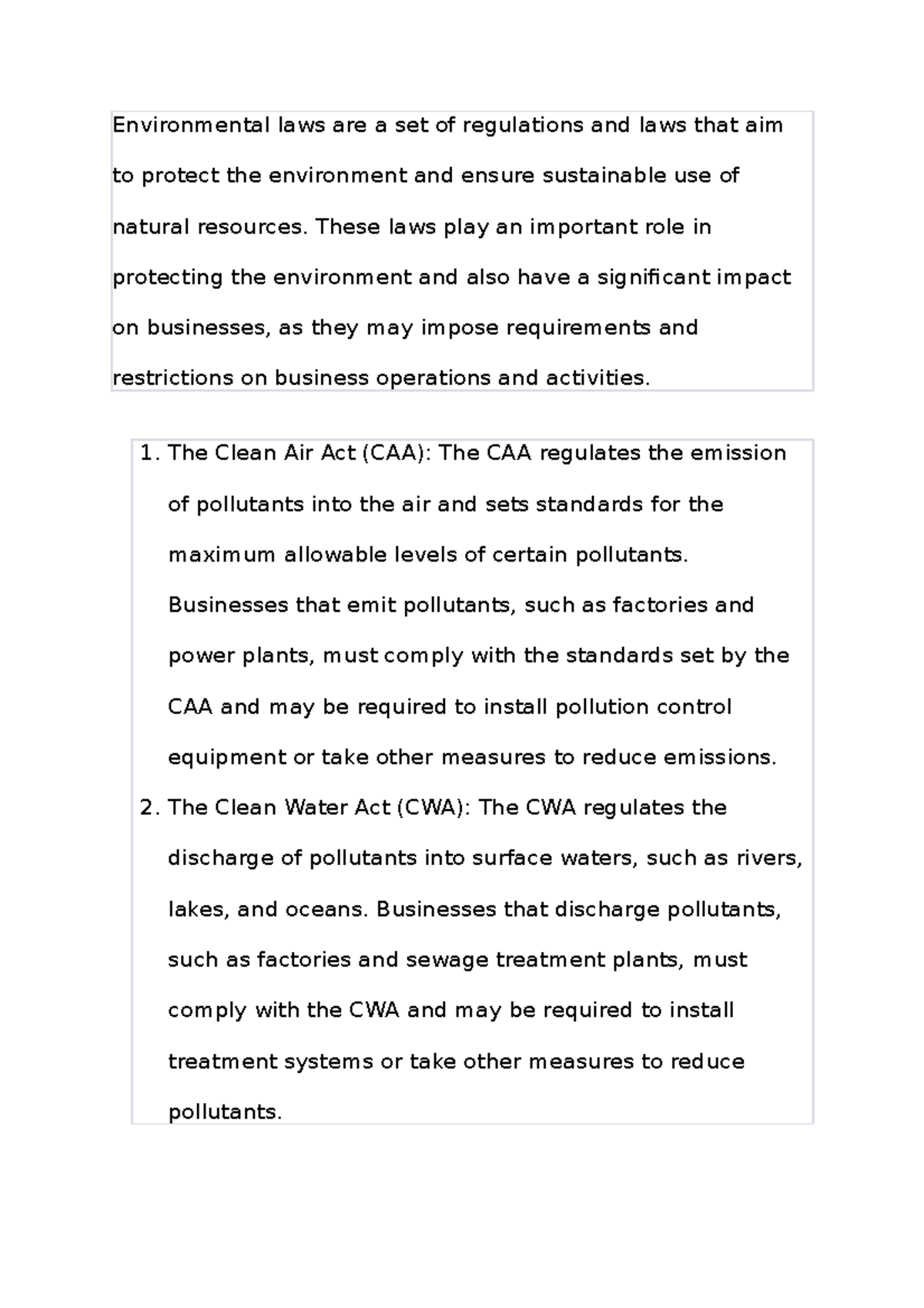 environmental-laws-and-their-impact-on-businesses-environmental-laws