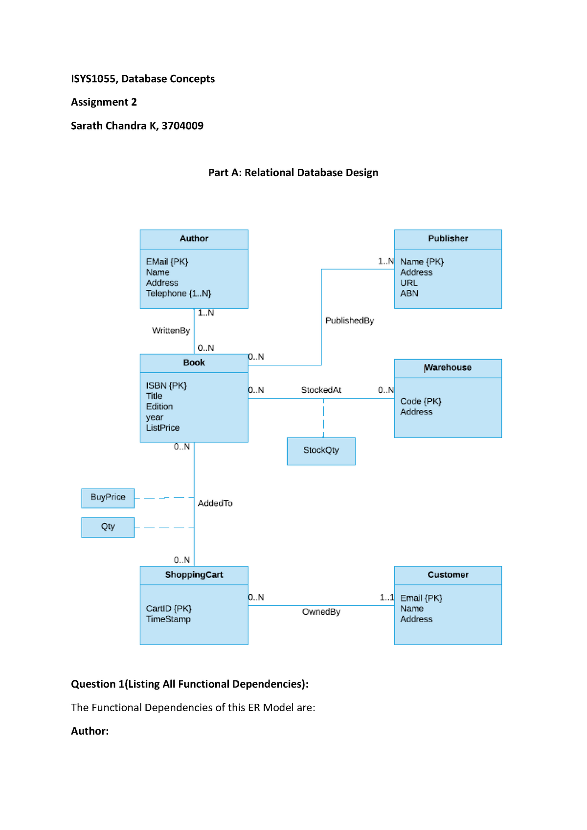 database concepts assignment