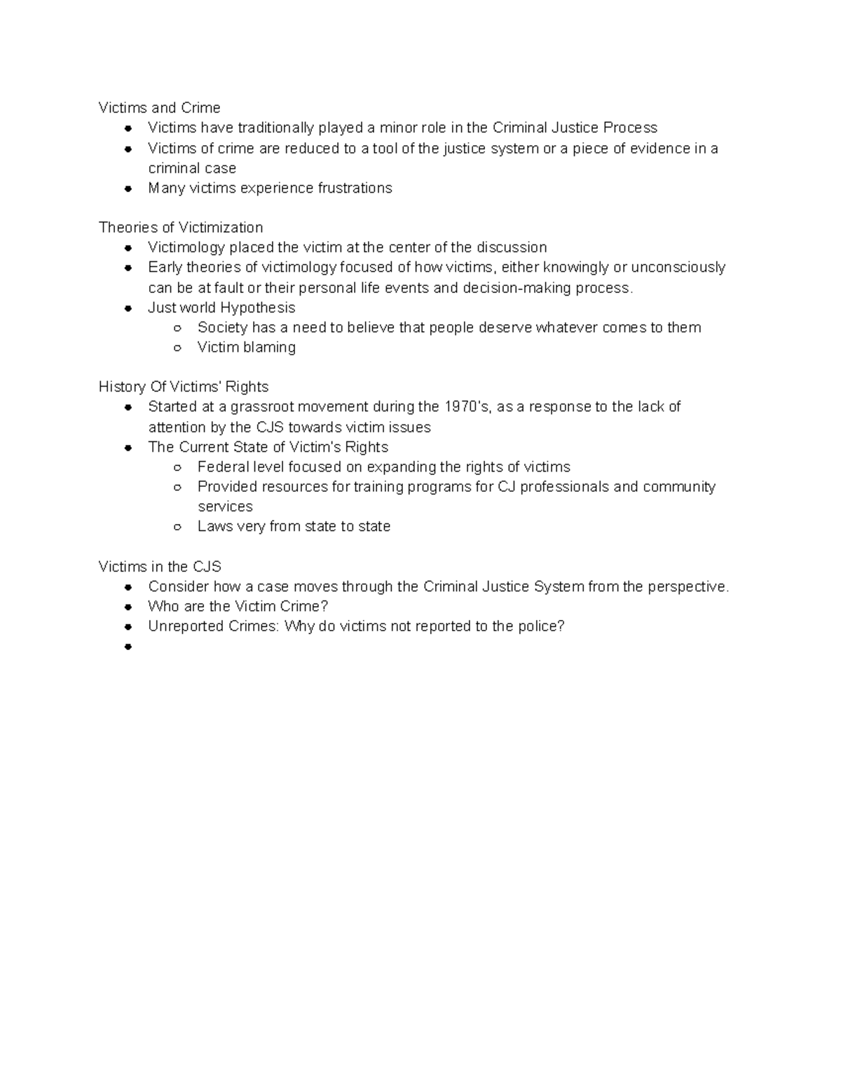 Chapter Five Victims and the Criminal Justice System - Victims and ...