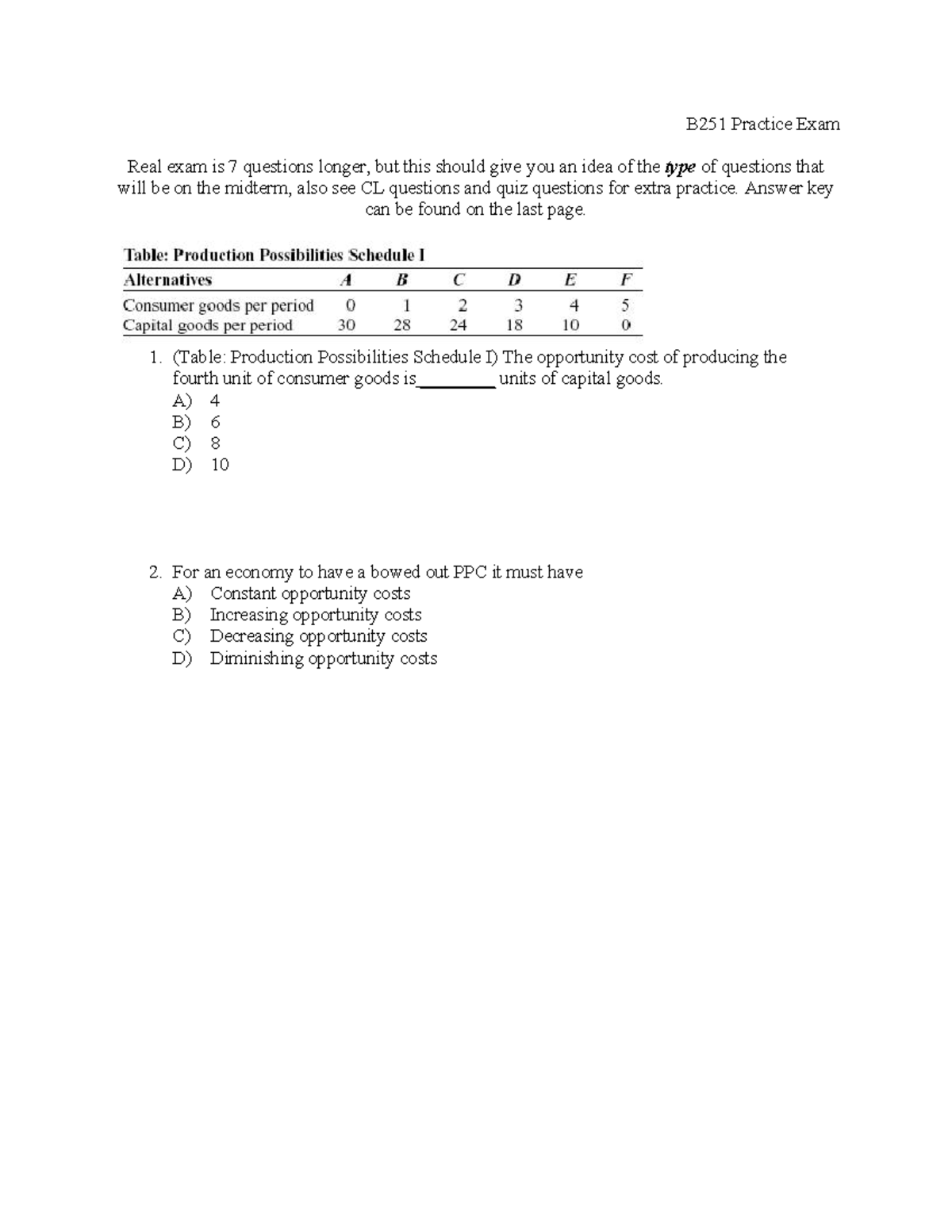 SP24 Midterm 1 Practice - B251 Practice Exam Real Exam Is 7 Questions ...