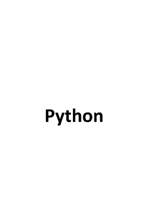 Python Lec 1 - Creating variables and assigning values
Block Indentation, User Input