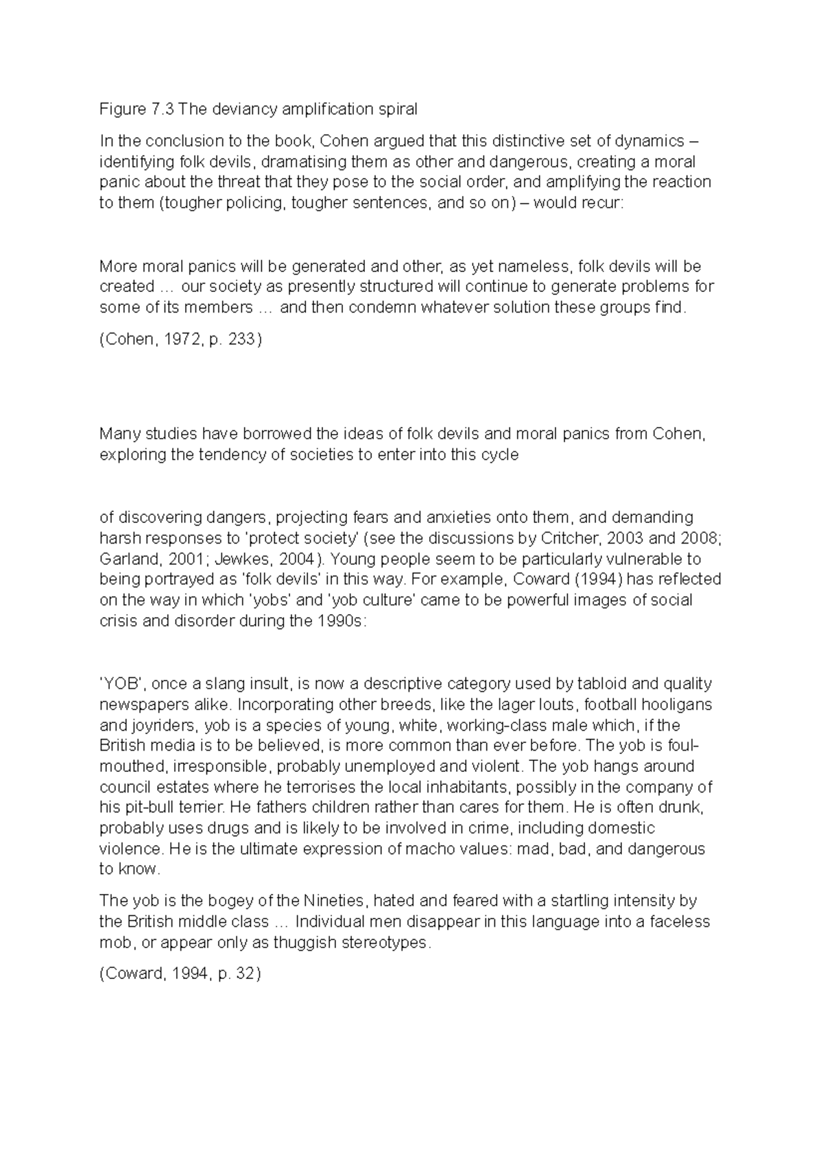 Book 2 chapter 7 part 8 Figure 7 The deviancy amplification spiral In