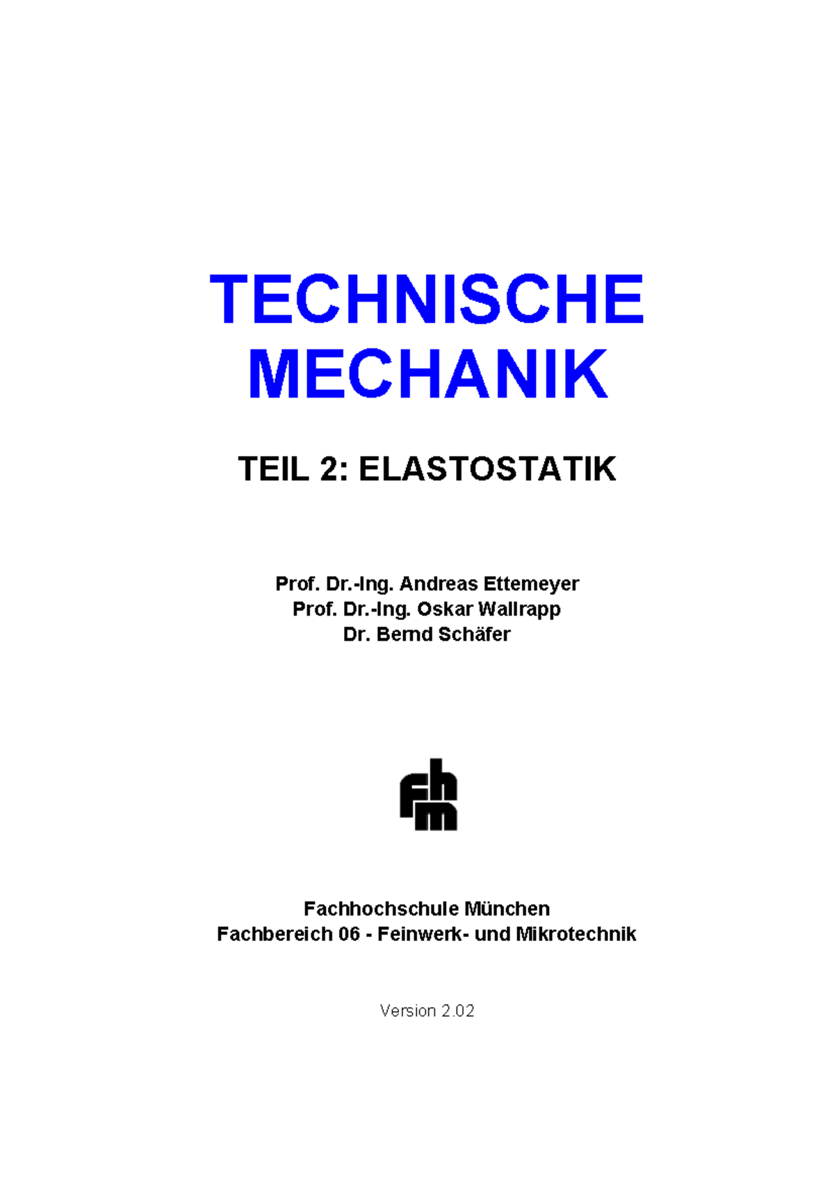 TM2-V202 - Prof Thomas Böhlke - TECHNISCHE MECHANIK TEIL 2 ...