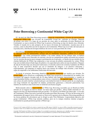 peter browning and continental white cap