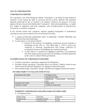 Tables-chapter-2 - Lecture Notes - CLASSIFICATION SOURCE OF TAXABLE ...