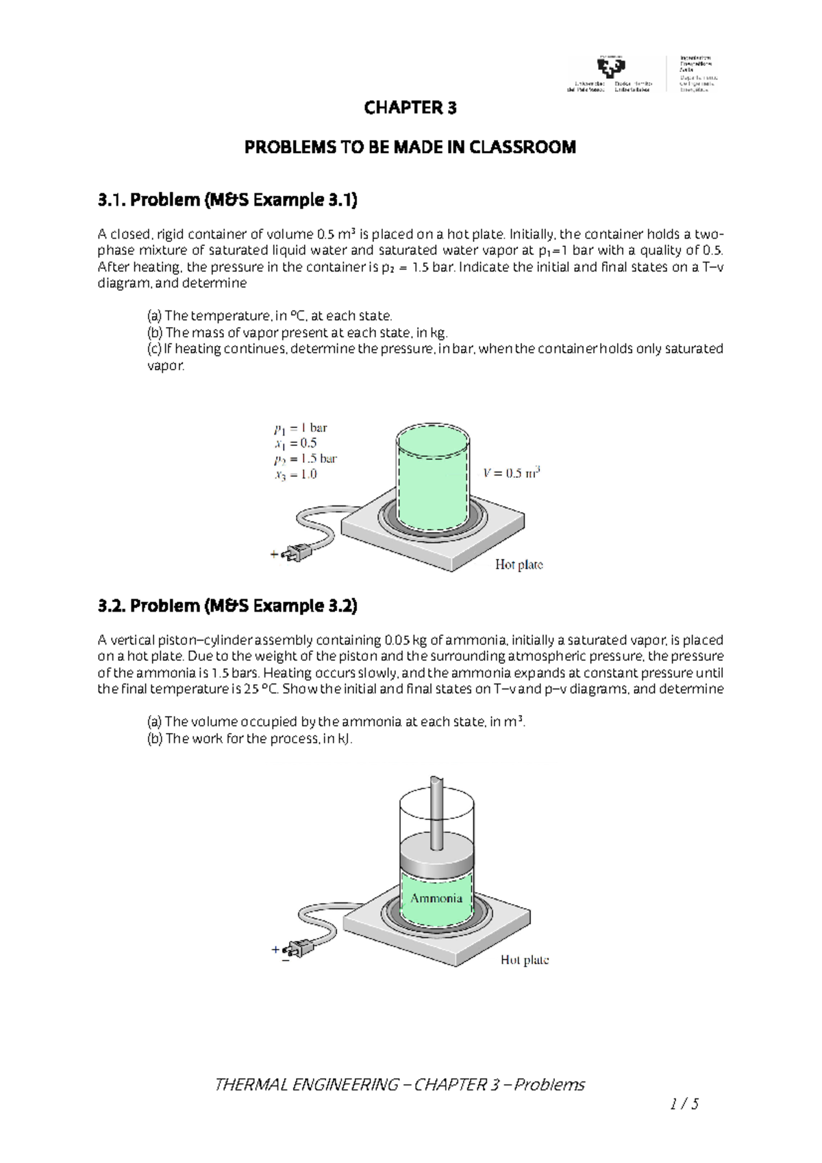 Chapter 03 Thermal engineering- Problems Rev08 - THERMAL ENGINEERING ...