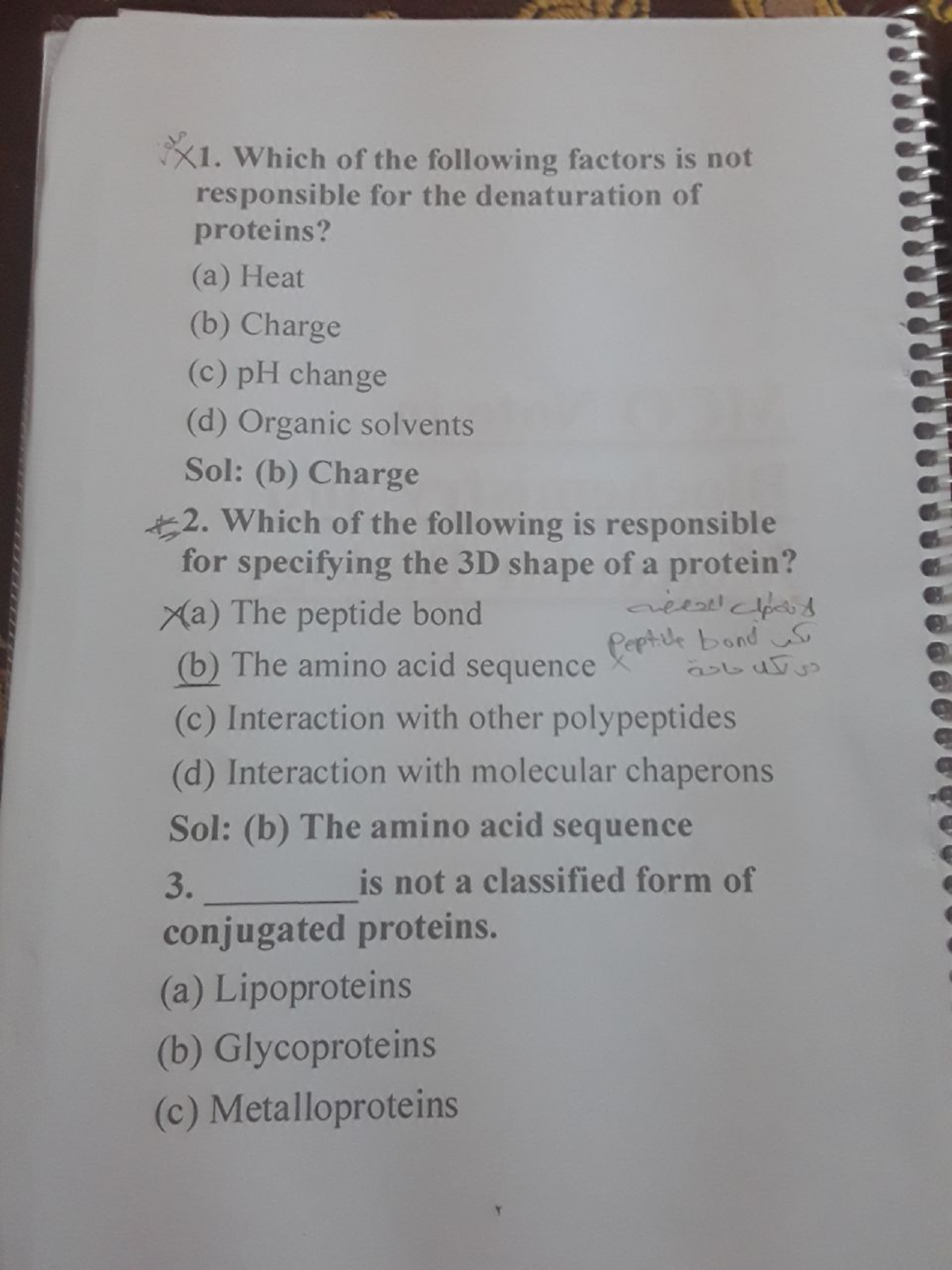 Biochemistry Questions - Biochemistry (1) - Studocu