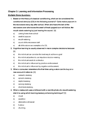 BEM 212 Practice questions Chapter 6 Solutions - BEM 212 - UP - Studocu