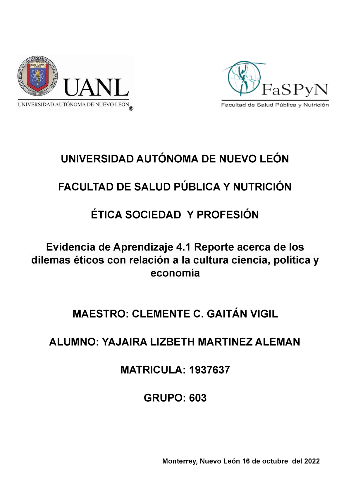 E41s12 Tareas Universidad AutÓnoma De Nuevo LeÓn Facultad De Salud PÚblica Y NutriciÓn 6760