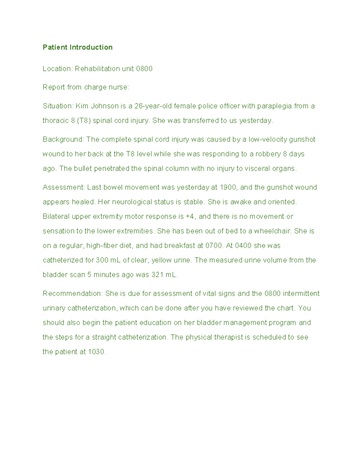 Untitled document-3 - Hhh - Patient Introduction Location ...