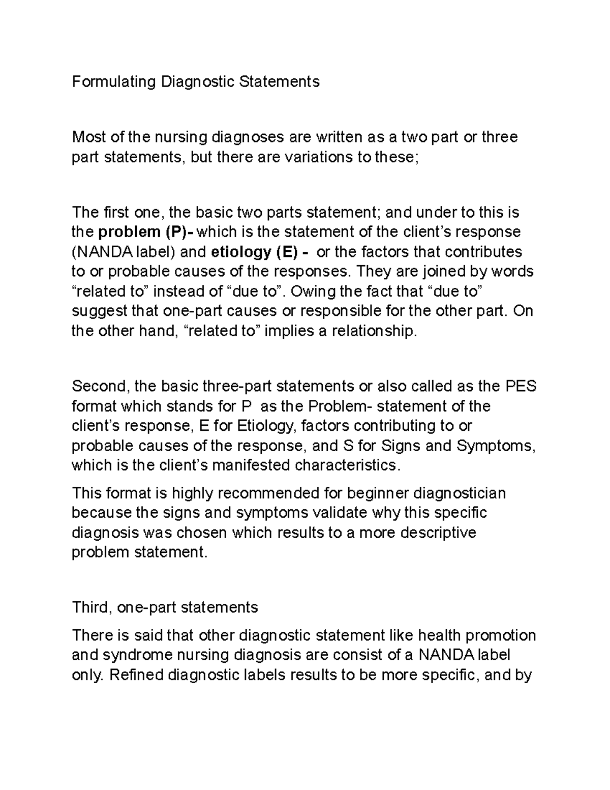 formulating-diagnostic-statements-they-are-joined-by-words-related