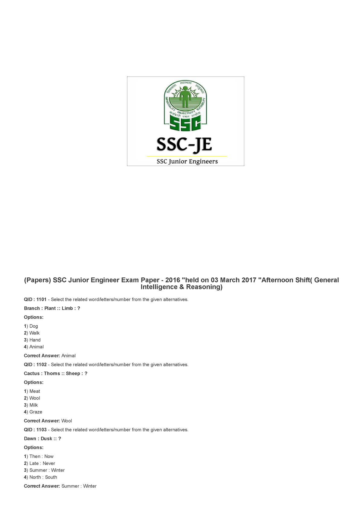 ssc-je-general-intelligence-paper-7-studocu