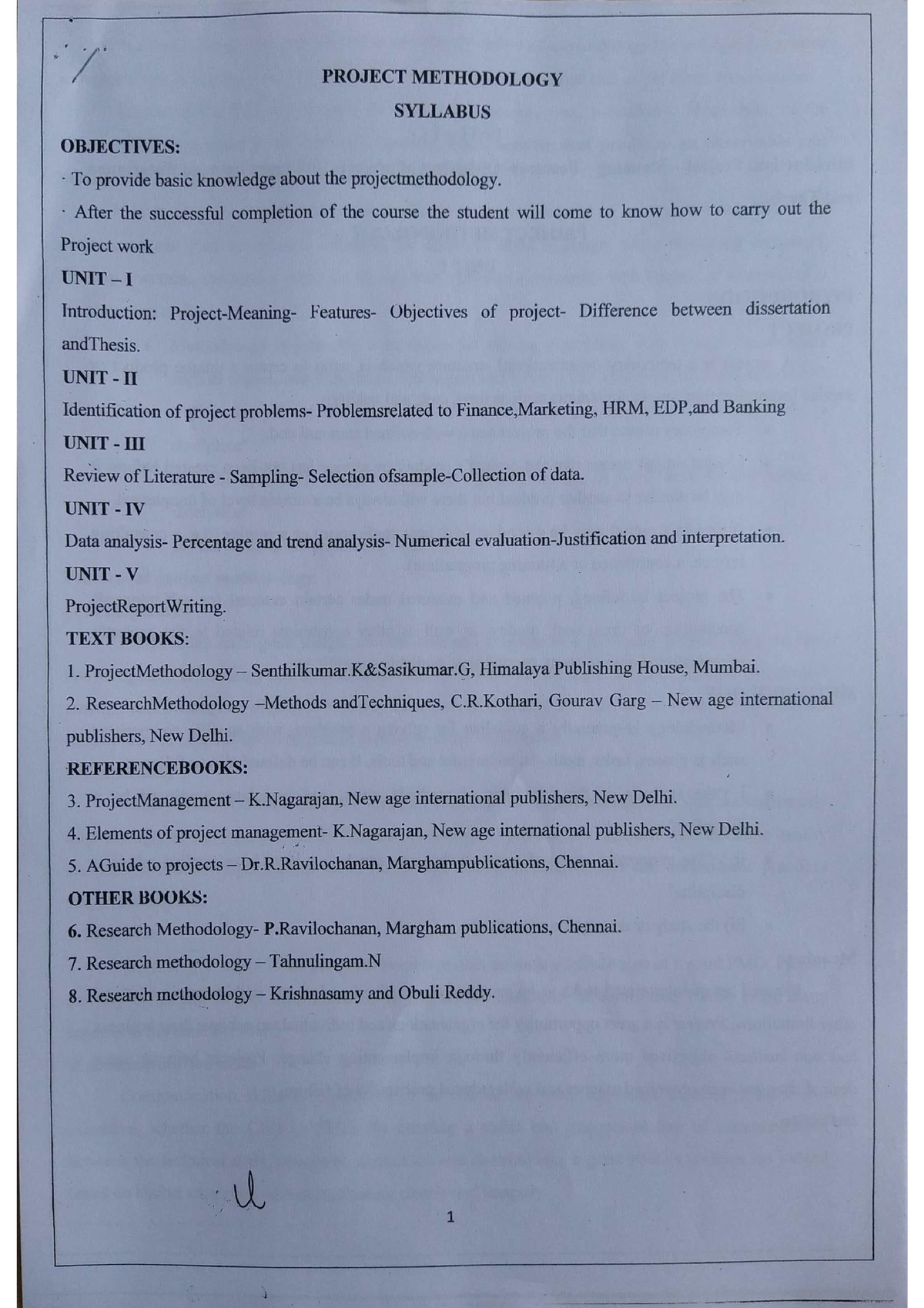 research and methodology project topics for bcom