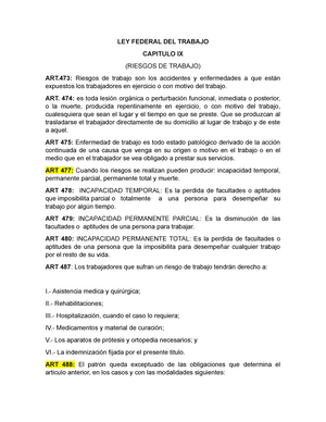 Artículo 513 ley federal del trabajo