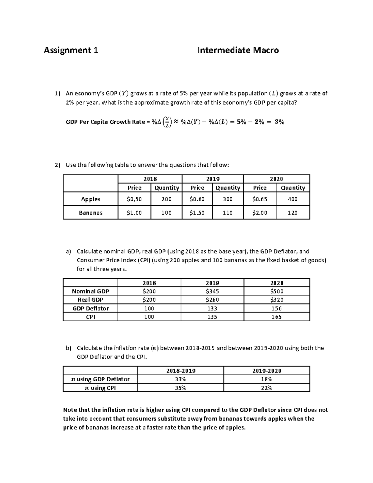 eco 218 home assignment answers