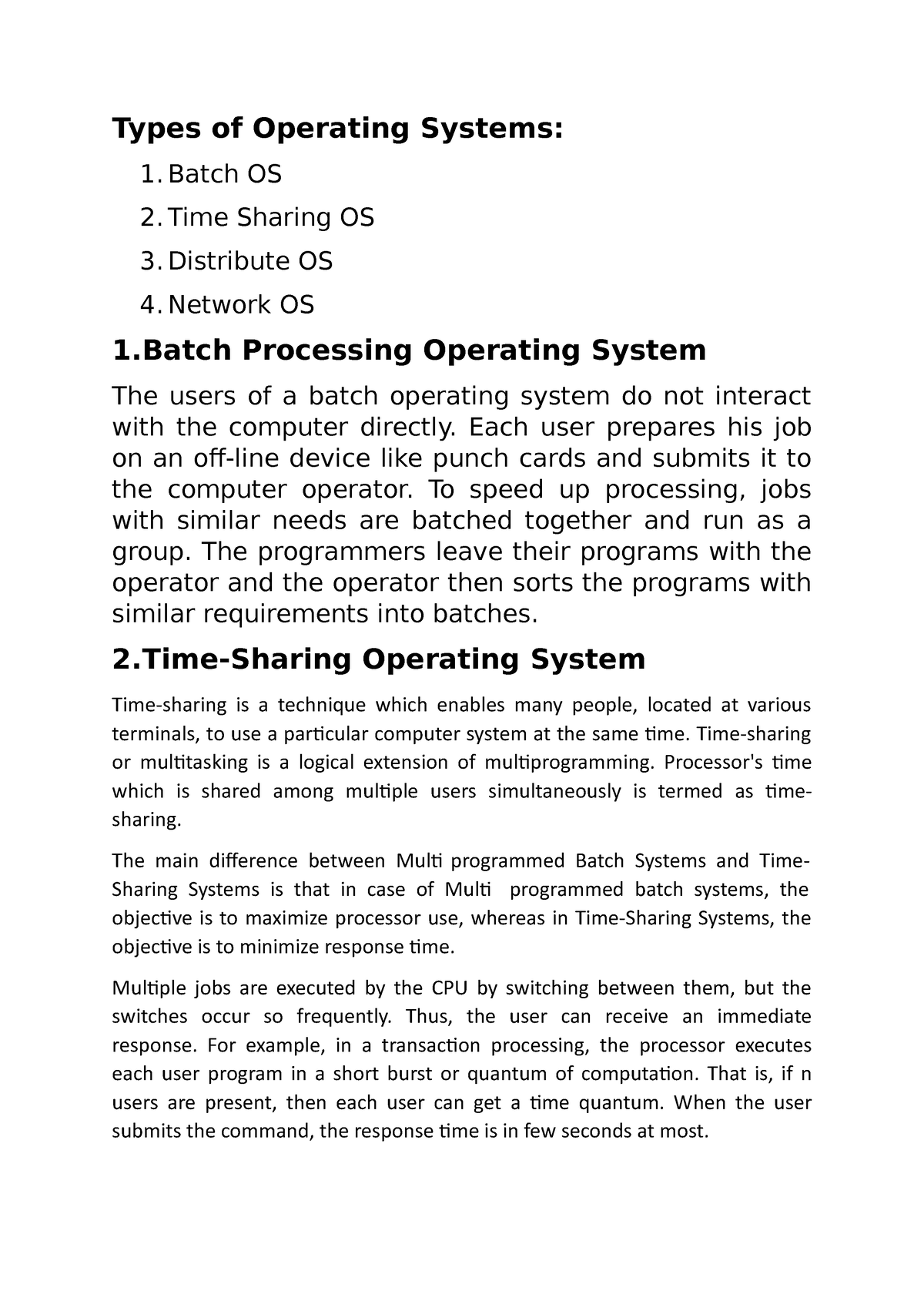 types-of-operating-systems-batch-os-2-time-sharing-os-3-distribute