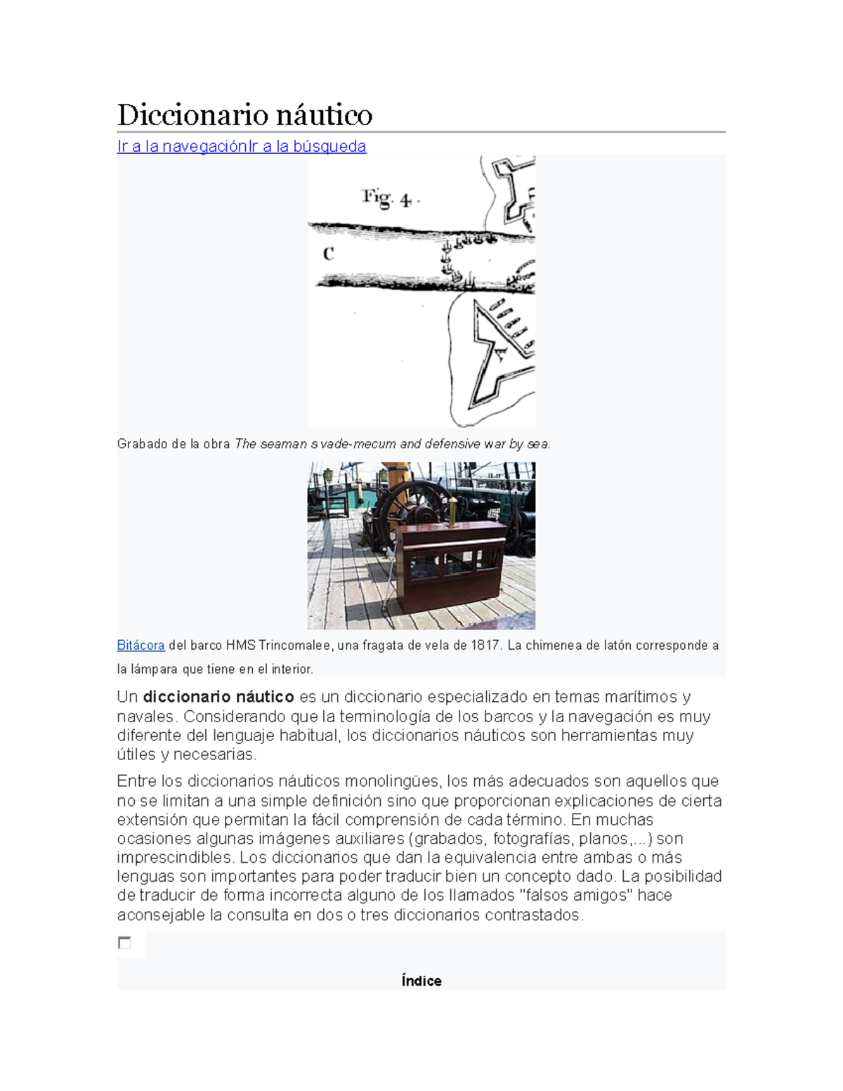 Caracas de mil y pico Ensayo Actividad 2 Diccionario náutico Ir a la