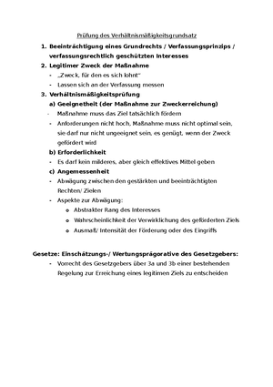 Zitiergebot - Art. 19 I 2 GG: I. Funktion Warnung Besinnung Des ...