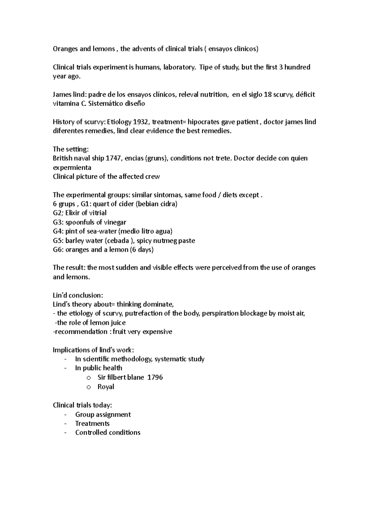 Oranges and lemons apuntes Oranges and lemons , the advents of