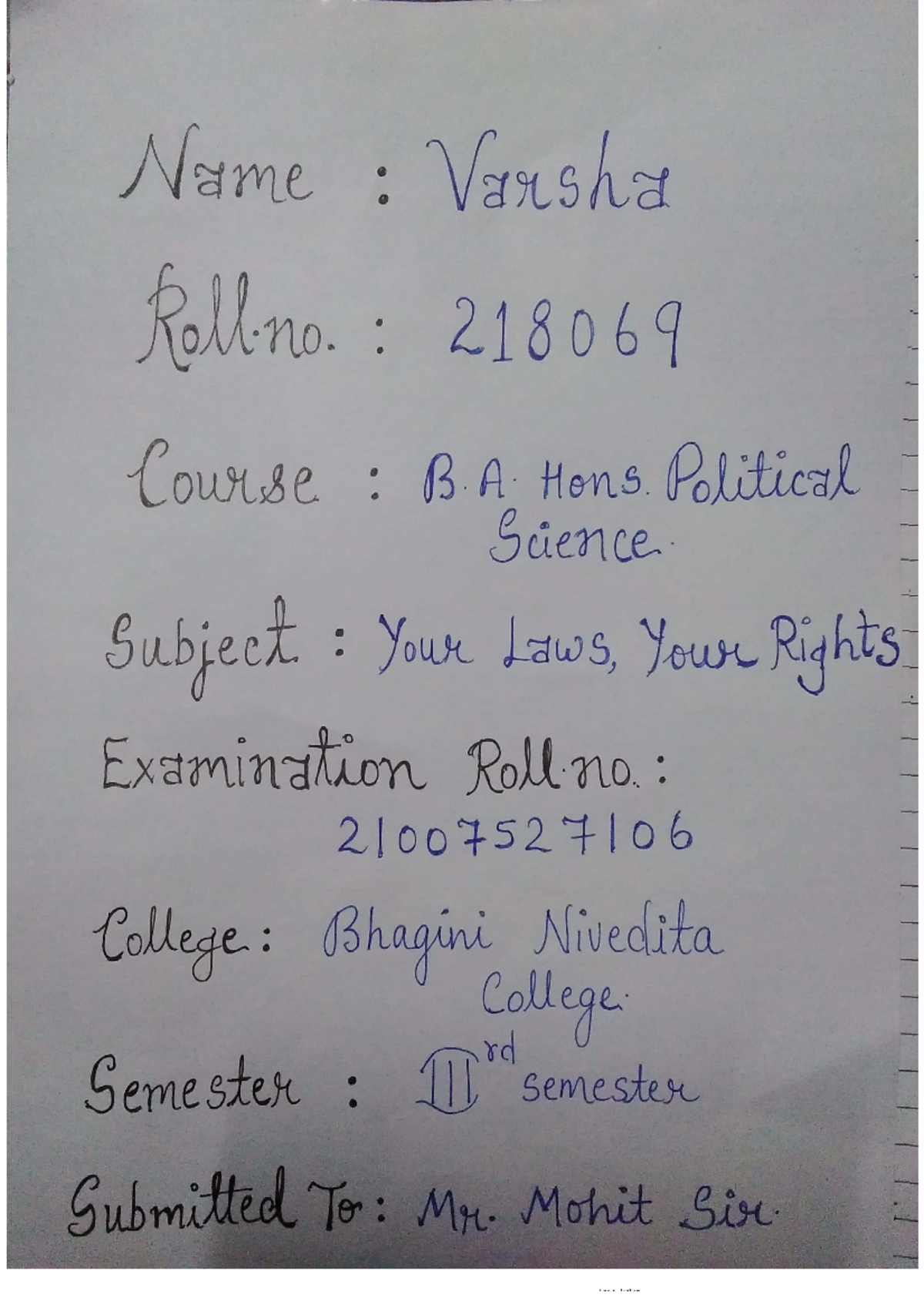 Assignment of your laws and your rights - DSC B2 - Studocu
