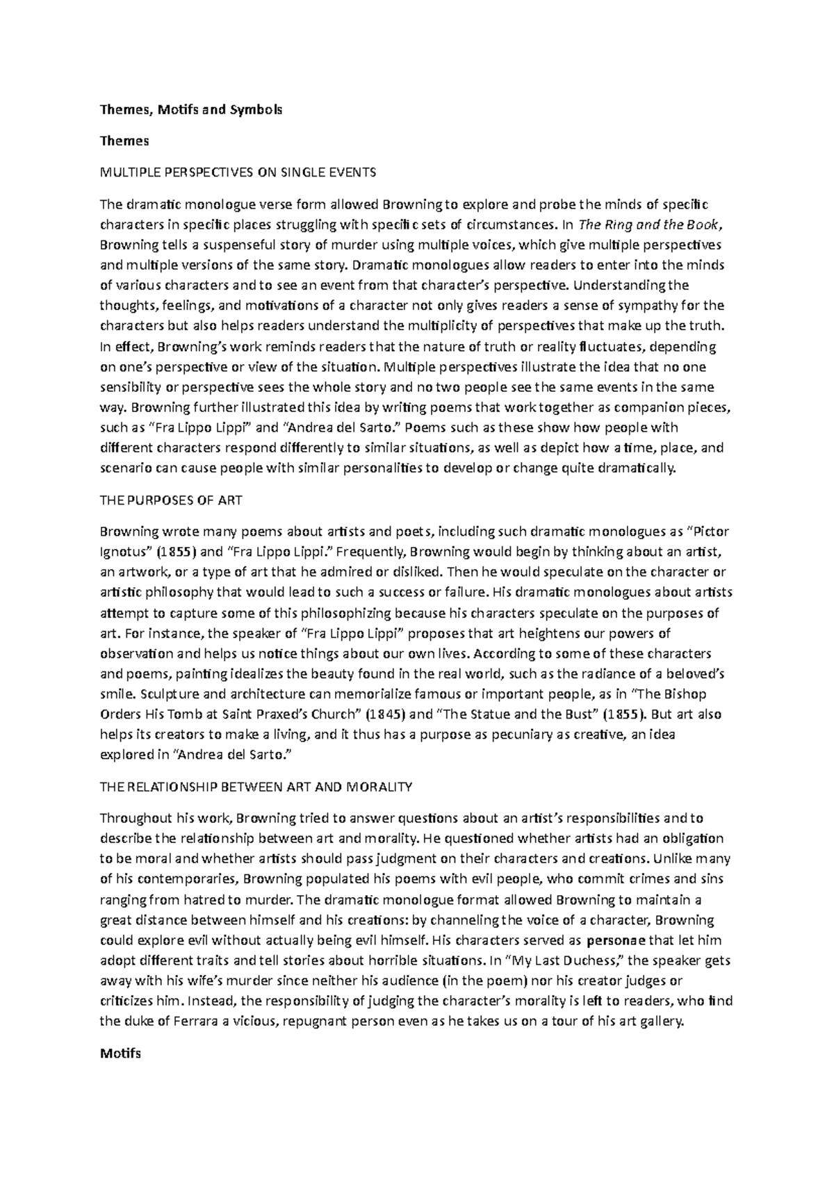 Abnormal psychology in robert brownings poetry english literature essay image