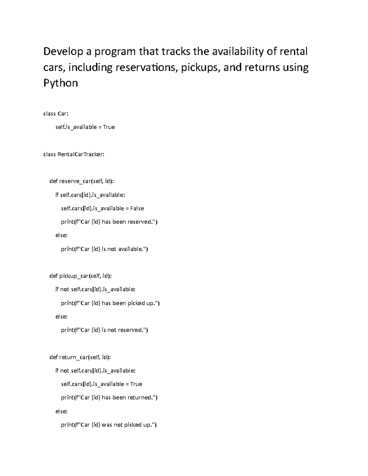 Comp6076-rentsl 03-Python - Develop a program that tracks the ...