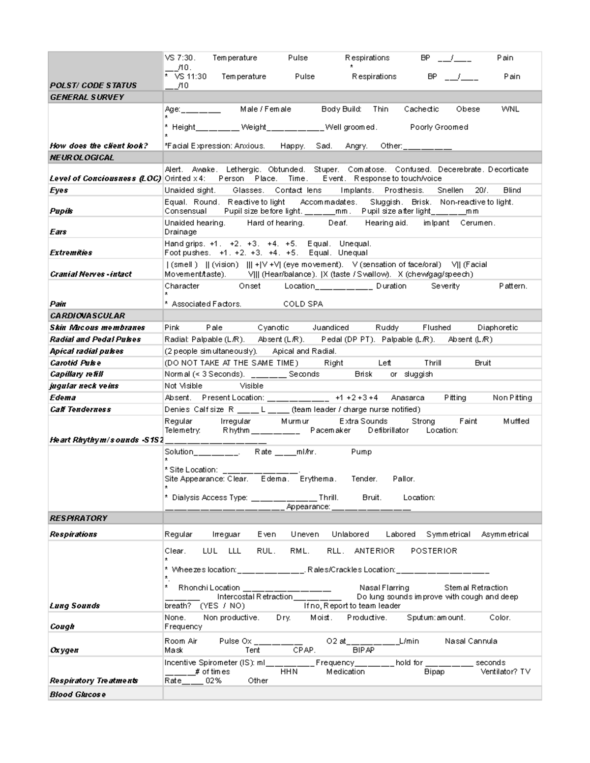 Head To Toe Revised - Abnormal Psychology (psyn 335) - Edit - Polst 