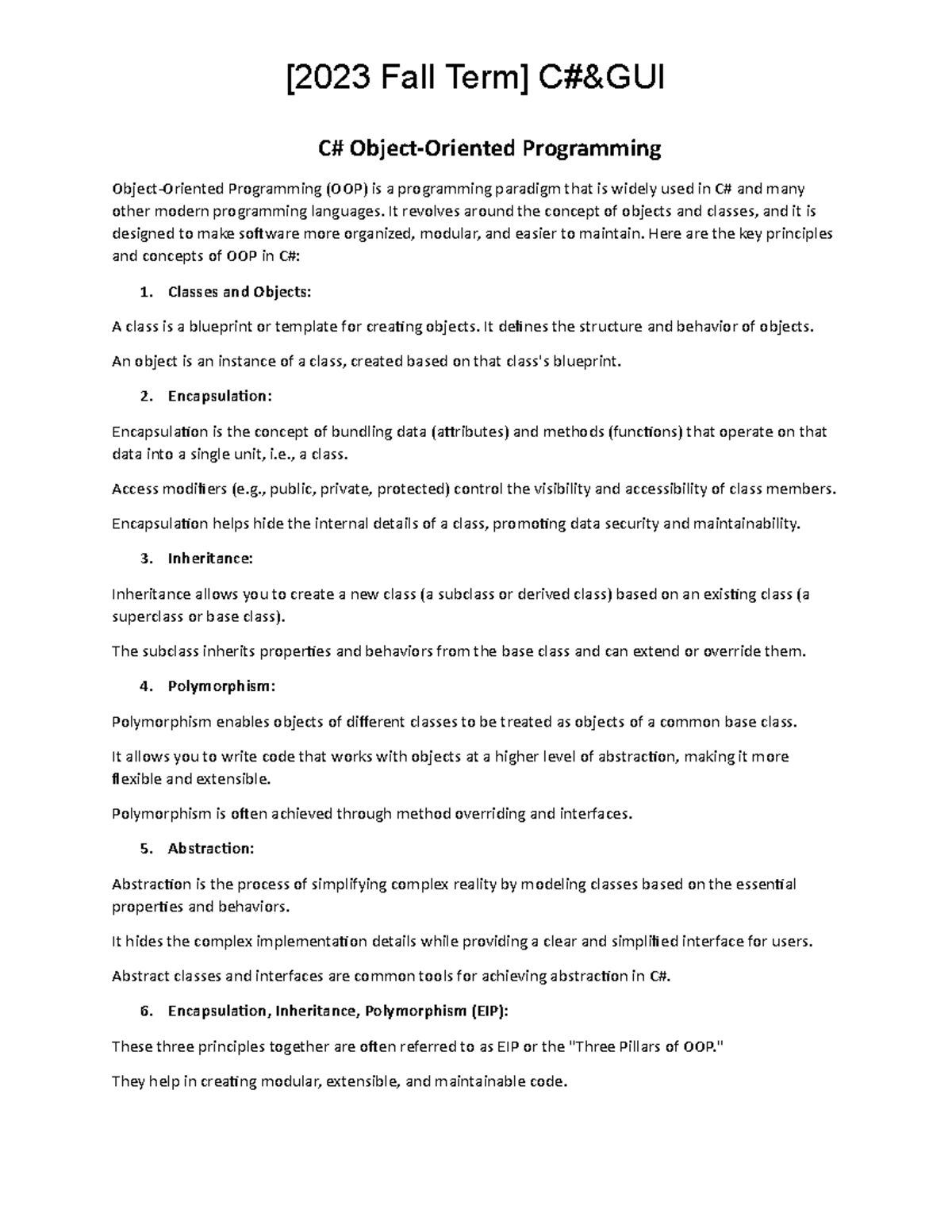 123213123213123123 - C# Object-Oriented Programming Object-Oriented ...