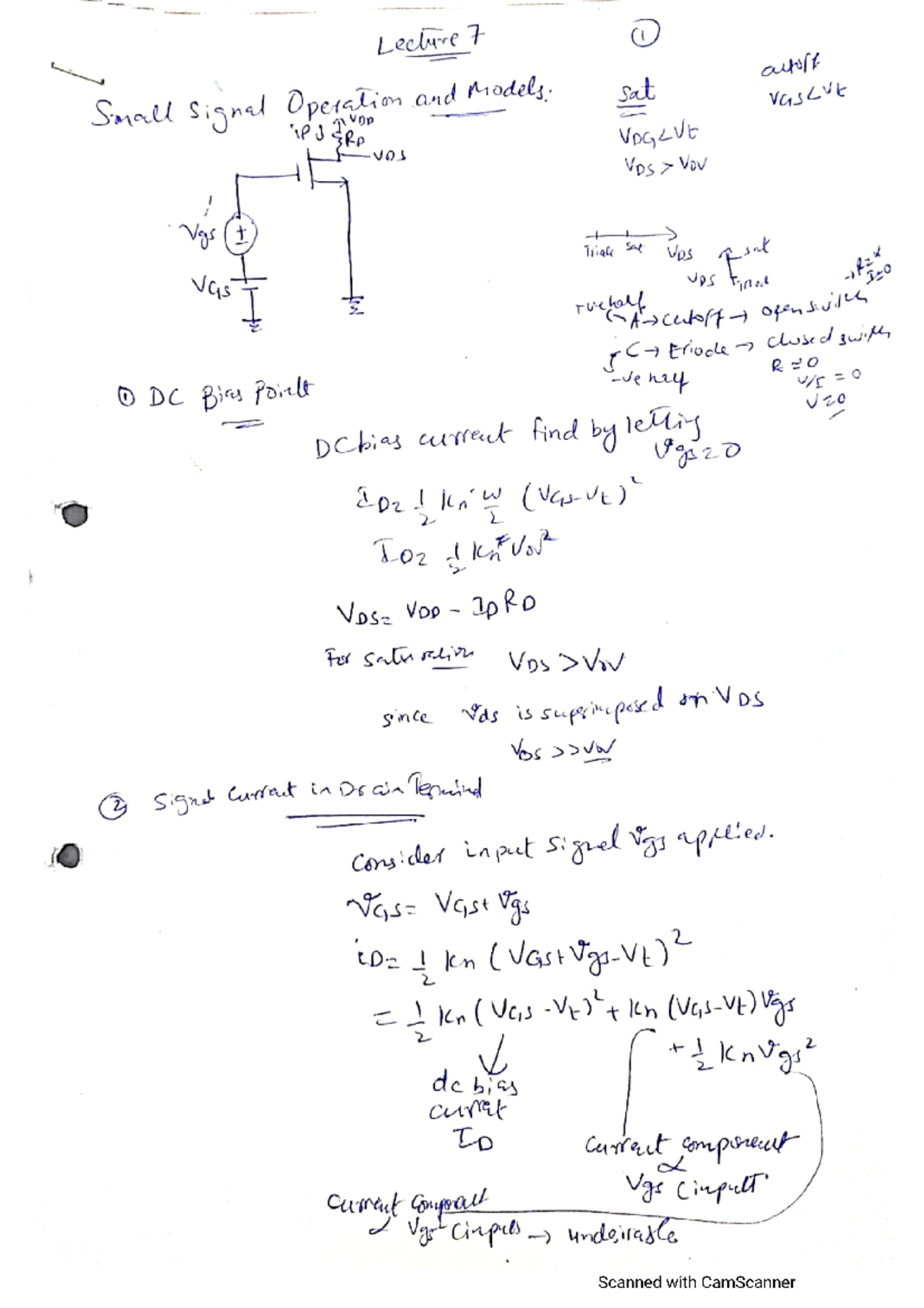 Electronics 2 - Lecture 7 - Electronics II - Studocu