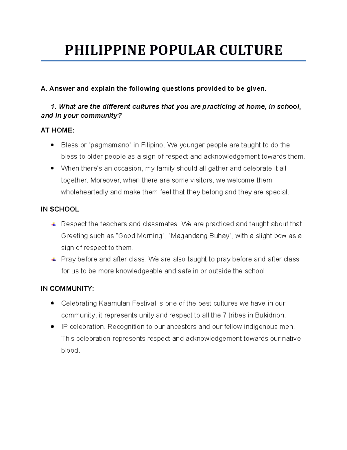 importance of popular culture essay