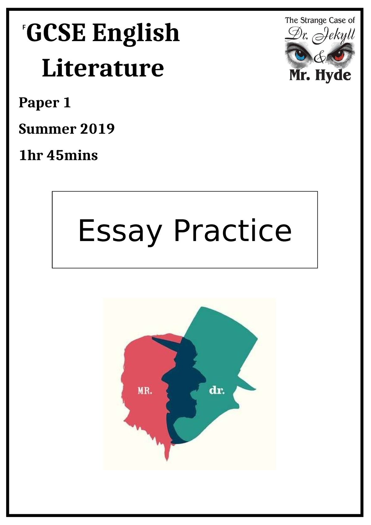 jekyll and hyde grade 7 essay