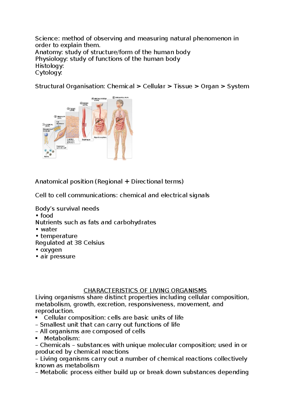 Week 1. Lecture - Science: Method Of Observing And Measuring Natural 