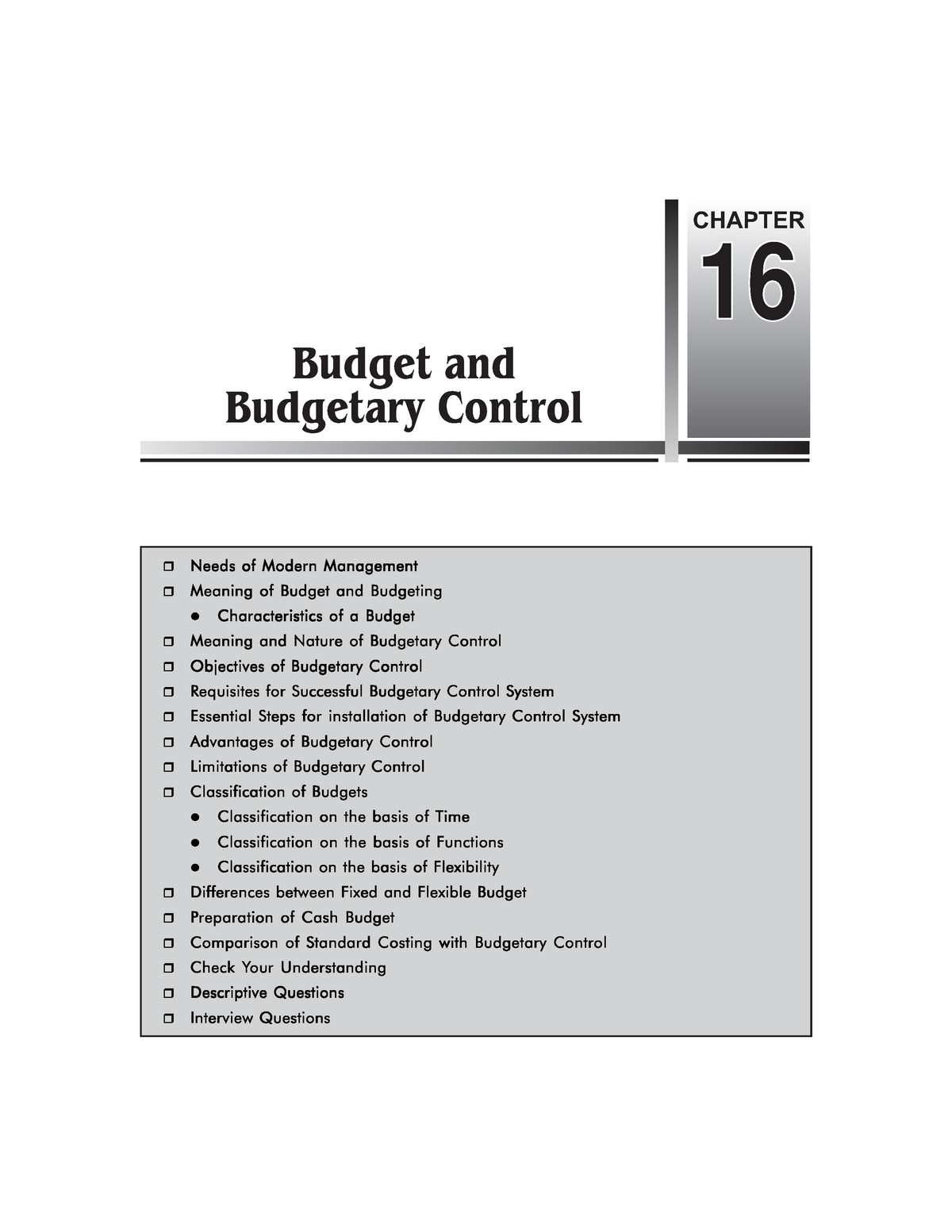 Budget And Budgetary Control - Budgetary Control Budget And Budgetary ...