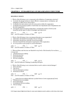 Test Bank For Organization Theory And Design 12th Edition By Daft ...