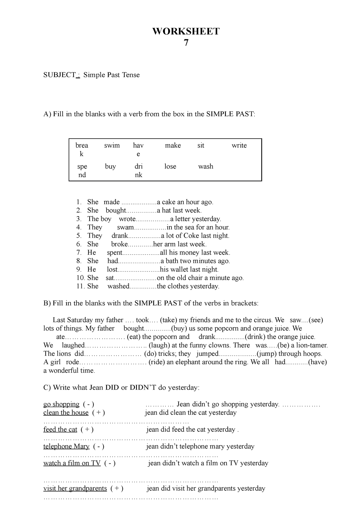 brayan-c-simple-past-worksheet-7-subject-simple-past-tense-a-fill