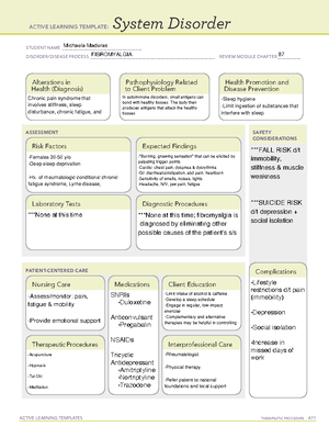 Lupus - ATI active learning template: Musculoskeletal System Disorders ...